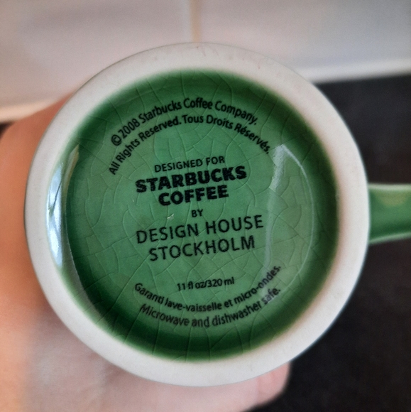 2008 Starbucks Tree Mug, Green - Picture 5 of 6